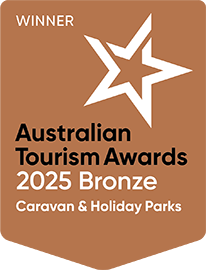 Autralia Tourism Awards Bronze Winner 2025 Caravan and Holiday Parks