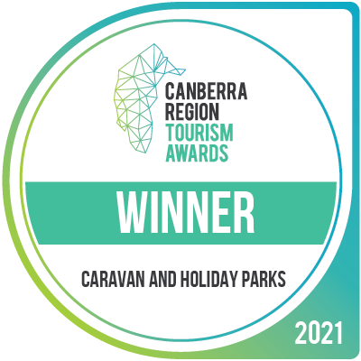 Canberra Region Tourism Awards Winner Caravan and Holiday Parks 2021