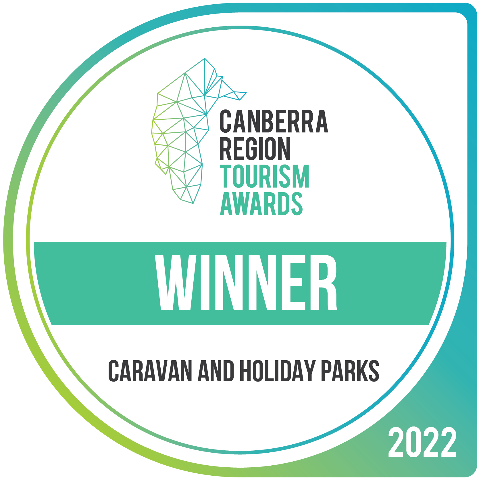 Canberra Region Tourism Awards Winner Caravan and Holiday Parks 2022